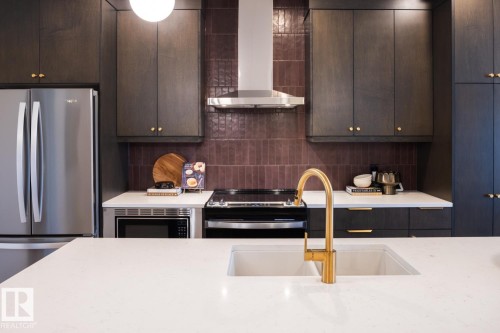 216 Chappelle Drive Sw, Edmonton, AB - Indoor Photo Showing Kitchen With Upgraded Kitchen
