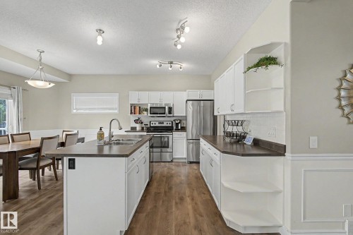 5632 201 St Nw, Edmonton, AB - Indoor Photo Showing Kitchen With Double Sink With Upgraded Kitchen
