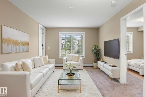 #116 12025 22 Av Sw, Edmonton, AB - Indoor Photo Showing Living Room