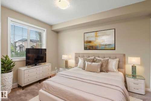#116 12025 22 Av Sw, Edmonton, AB - Indoor Photo Showing Bedroom