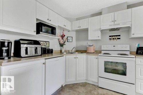 #229 1520 Hammond Gate Nw, Edmonton, AB - Indoor Photo Showing Kitchen With Double Sink