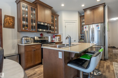 2066 Graydon Hill Crescent Sw, Edmonton, AB - Indoor Photo Showing Kitchen With Stainless Steel Kitchen With Double Sink