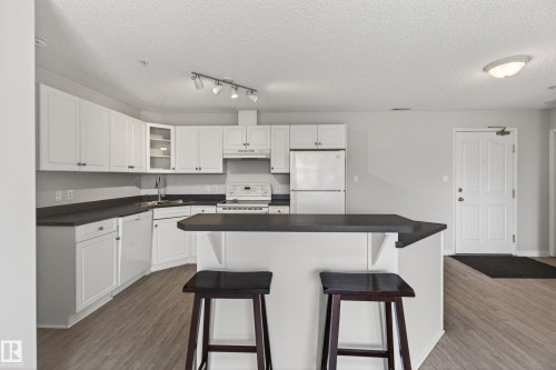 #319 16303 95 St Nw, Edmonton, AB - Indoor Photo Showing Kitchen With Double Sink