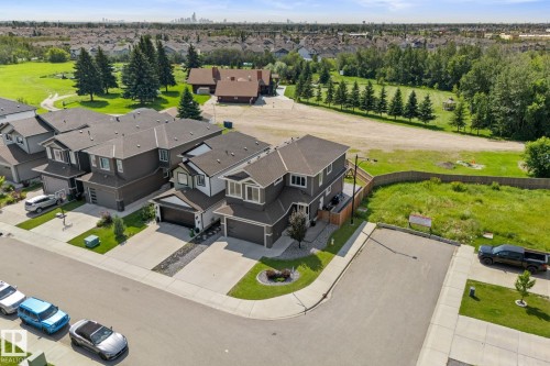 Contemporary residential architecture with a neutral color palette - 12383 176 Avenue Nw, Edmonton, AB - Outdoor With View