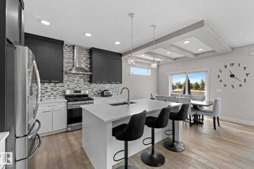 12383 176 Avenue Nw, Edmonton, AB - Indoor Photo Showing Kitchen With Upgraded Kitchen
