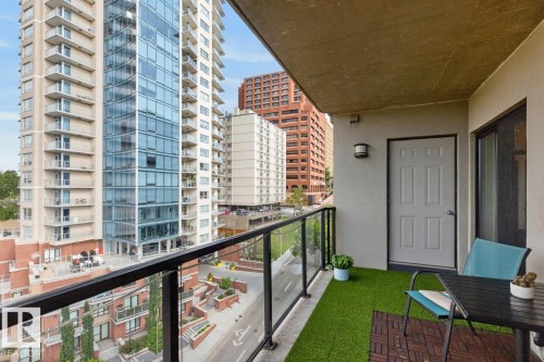#801 9707 106 St Nw, Edmonton, AB - Outdoor With Balcony