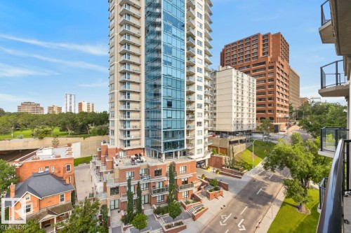 #801 9707 106 St Nw, Edmonton, AB - Outdoor With Balcony With Facade