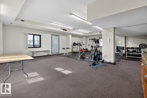 #801 9707 106 St Nw, Edmonton, AB - Indoor Photo Showing Gym Room
