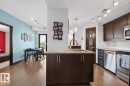 #801 9707 106 St Nw, Edmonton, AB  - Indoor Photo Showing Kitchen With Double Sink 
