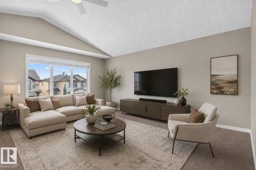 3536 Claxton Crescent Sw, Edmonton, AB - Indoor Photo Showing Living Room