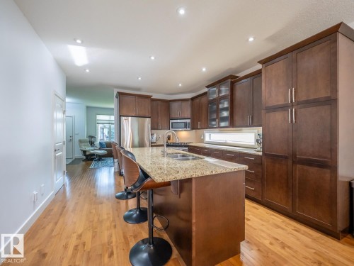 10957 75 Avenue Nw, Edmonton, AB - Indoor Photo Showing Kitchen With Double Sink