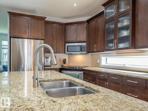 10957 75 Avenue Nw, Edmonton, AB - Indoor Photo Showing Kitchen With Double Sink With Upgraded Kitchen