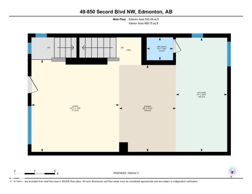 Floor plan - #49 850 Secord Bv Nw, Edmonton, AB - Other