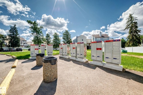 Community mailboxes featuring individual compartments - 290 Lancaster Terrace Nw, Edmonton, AB - Outdoor
