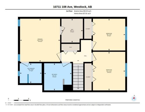 Floor plan - 10711 108 Avenue, Westlock, AB - Other
