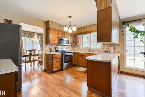 206 Wolf Willow Crescent Nw, Edmonton, AB - Indoor Photo Showing Kitchen