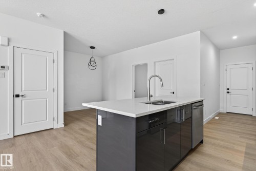 4603 36 Street, Beaumont, AB - Indoor Photo Showing Kitchen With Double Sink