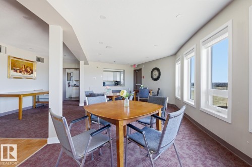 #208 9926 100 Av, Fort Saskatchewan, AB - Indoor Photo Showing Dining Room