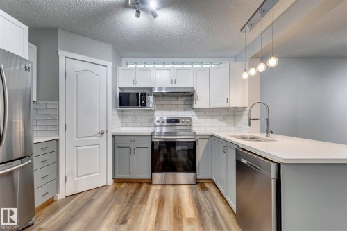 15819 69 Street Nw, Edmonton, AB - Indoor Photo Showing Kitchen With Stainless Steel Kitchen