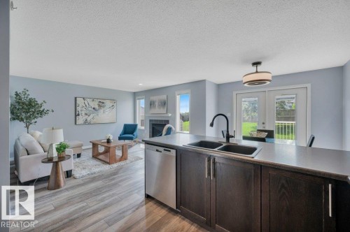 3508 16 Street Nw, Edmonton, AB - Indoor Photo Showing Kitchen With Double Sink