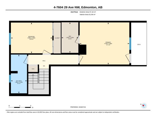 Floor plan - #4 7604 29 Av Nw, Edmonton, AB - Other