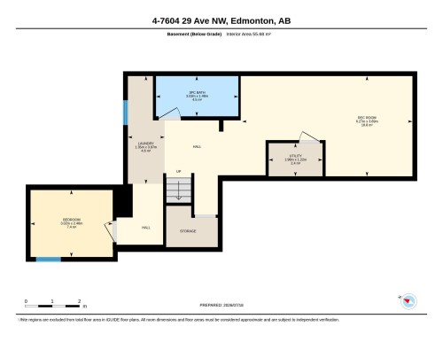 Floor plan - #4 7604 29 Av Nw, Edmonton, AB - Other