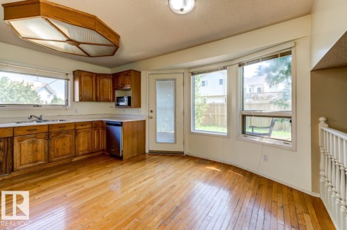 3908 28 Avenue Nw, Edmonton, AB - Indoor Photo Showing Kitchen With Double Sink