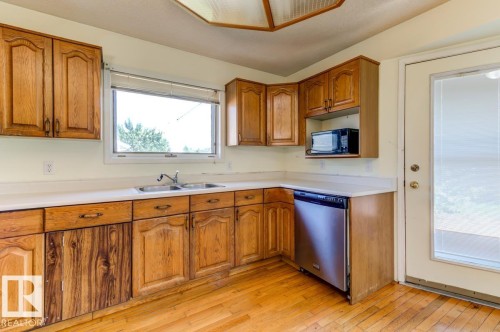 3908 28 Avenue Nw, Edmonton, AB - Indoor Photo Showing Kitchen With Double Sink
