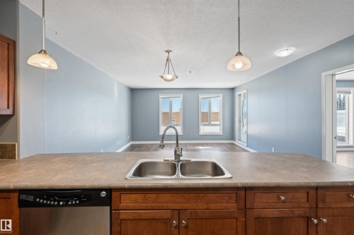 #209 802 12 St, Cold Lake, AB - Indoor Photo Showing Kitchen With Double Sink
