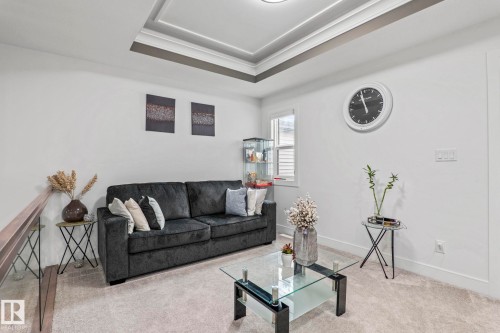 3523 5A Avenue Sw, Edmonton, AB - Indoor Photo Showing Living Room