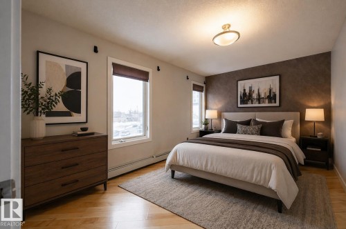 #304 9336 Jasper Av Nw, Edmonton, AB - Indoor Photo Showing Bedroom