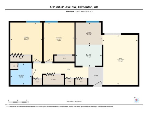 Floor plan - #5 11265 31 Av Nw, Edmonton, AB - Other
