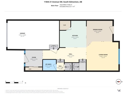 Floor plan - 11844 21 Avenue Sw, Edmonton, AB - Other