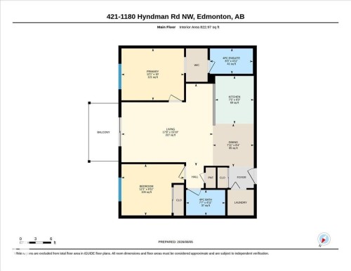 Floor plan - #421 1180 Hyndman Rd Nw, Edmonton, AB - Other