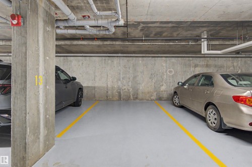 #215 4450 Mccrae Av Nw, Edmonton, AB - Indoor Photo Showing Garage