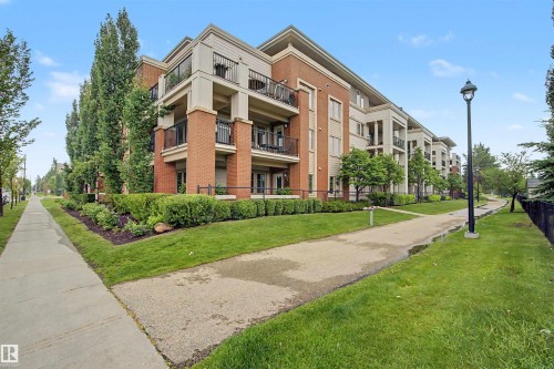 #215 4450 Mccrae Av Nw, Edmonton, AB - Outdoor With Balcony With Facade