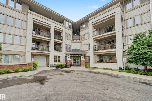 #215 4450 Mccrae Av Nw, Edmonton, AB - Outdoor With Balcony With Facade