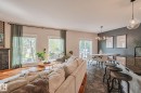 1615 Wates Close Sw, Edmonton, AB  - Indoor Photo Showing Living Room With Fireplace 