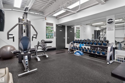 #514 200 Bellerose Dr, St. Albert, AB - Indoor Photo Showing Gym Room