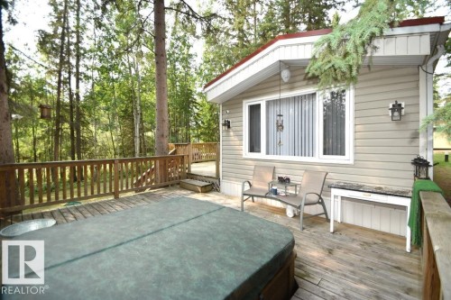 280A Lyn Lane (Amisk Lake), Rural Athabasca County, AB - Outdoor With Deck Patio Veranda With Exterior