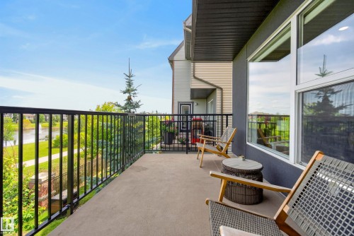 #10 1075 Rosenthal Bv Nw, Edmonton, AB - Outdoor With Balcony With Exterior