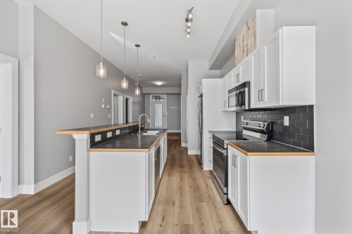 #114 10531 117 St Nw, Edmonton, AB - Indoor Photo Showing Kitchen