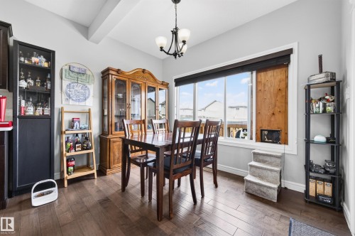 58 Woodbridge Link, Fort Saskatchewan, AB - Indoor Photo Showing Dining Room