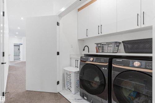 1809 18A Avenue Nw, Edmonton, AB - Indoor Photo Showing Laundry Room