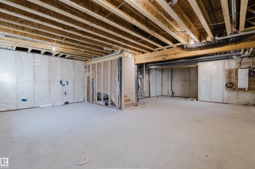 3327 Chernowski Way Sw, Edmonton, AB - Indoor Photo Showing Basement