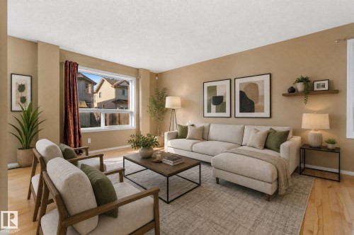65 Ashby Gardens, Spruce Grove, AB - Indoor Photo Showing Living Room