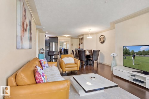 #301 16235 51 St Nw, Edmonton, AB - Indoor Photo Showing Living Room