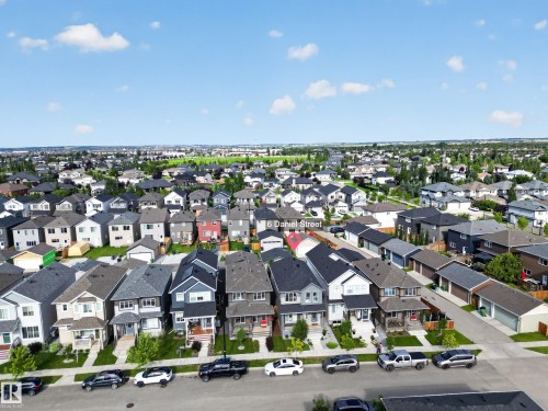 Residential neighborhood featuring a mix of detached homes with varied architectural styles and rooflines - 6 Daniel Street, Fort Saskatchewan, AB - Outdoor With View