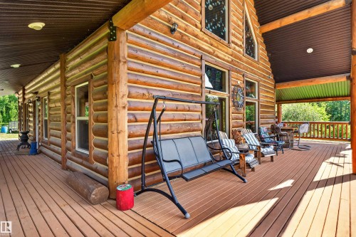 107 Idlehours Drive, Rural Barrhead County, AB - Outdoor With Deck Patio Veranda With Exterior