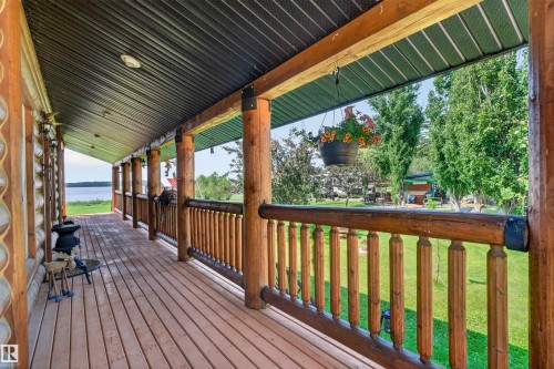 107 Idlehours Drive, Rural Barrhead County, AB - Outdoor With Deck Patio Veranda With Exterior